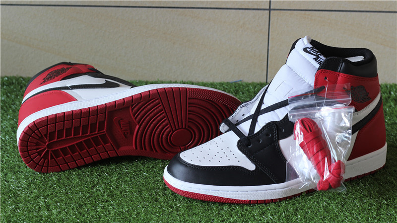 Authentic Air Jordan 1 OG Black Toe